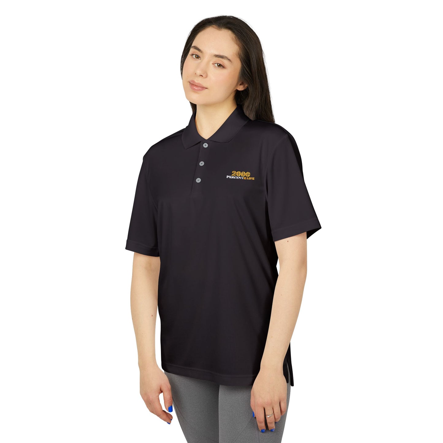 2000 Percent Raise Unisex Performance Polo