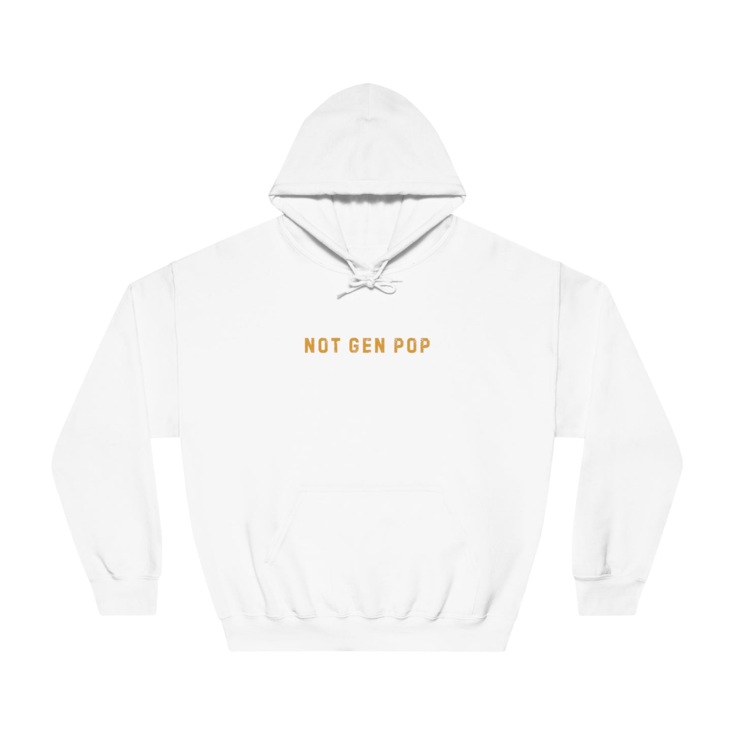 Not Gen Pop (Blackjack) Unisex DryBlend® Hooded Sweatshirt