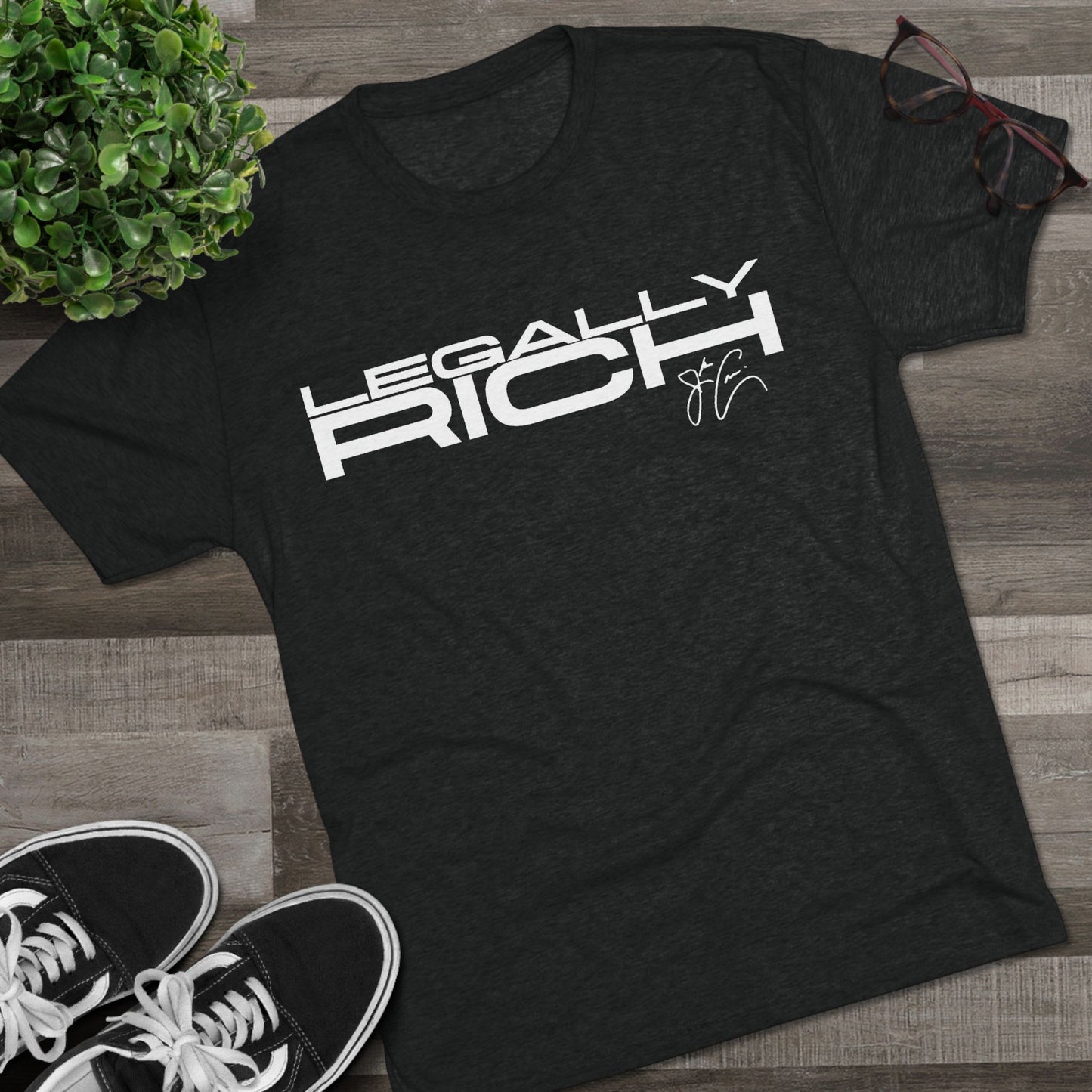 Legally Rich Unisex Tri-Blend Crew Tee