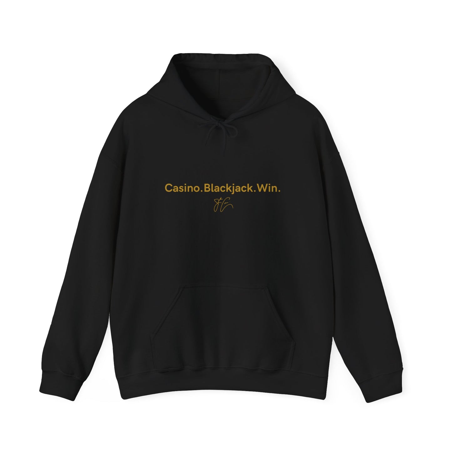 Casino. Blackjack. Win Hooded Sweatshirt (Unisex)